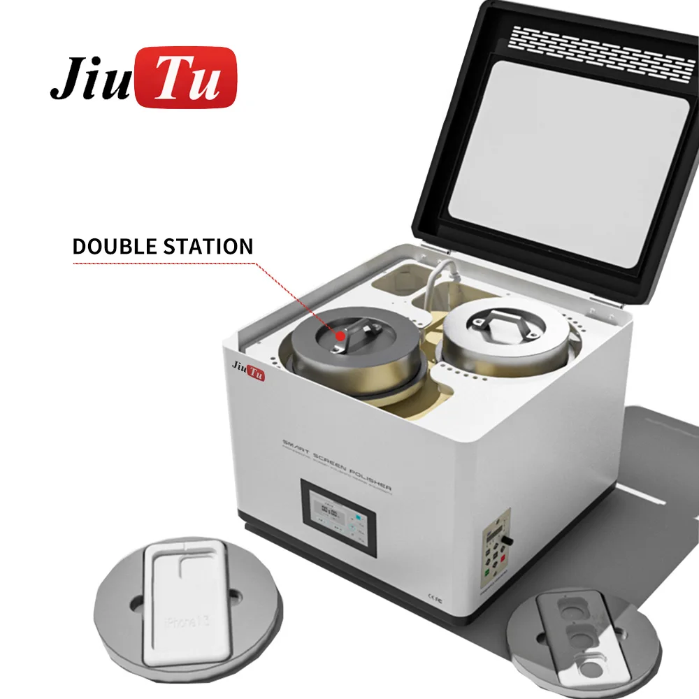 Newest Small Desktop Double Station Mini Automatic Polishing Machine For Phone Screen Scratches Remove