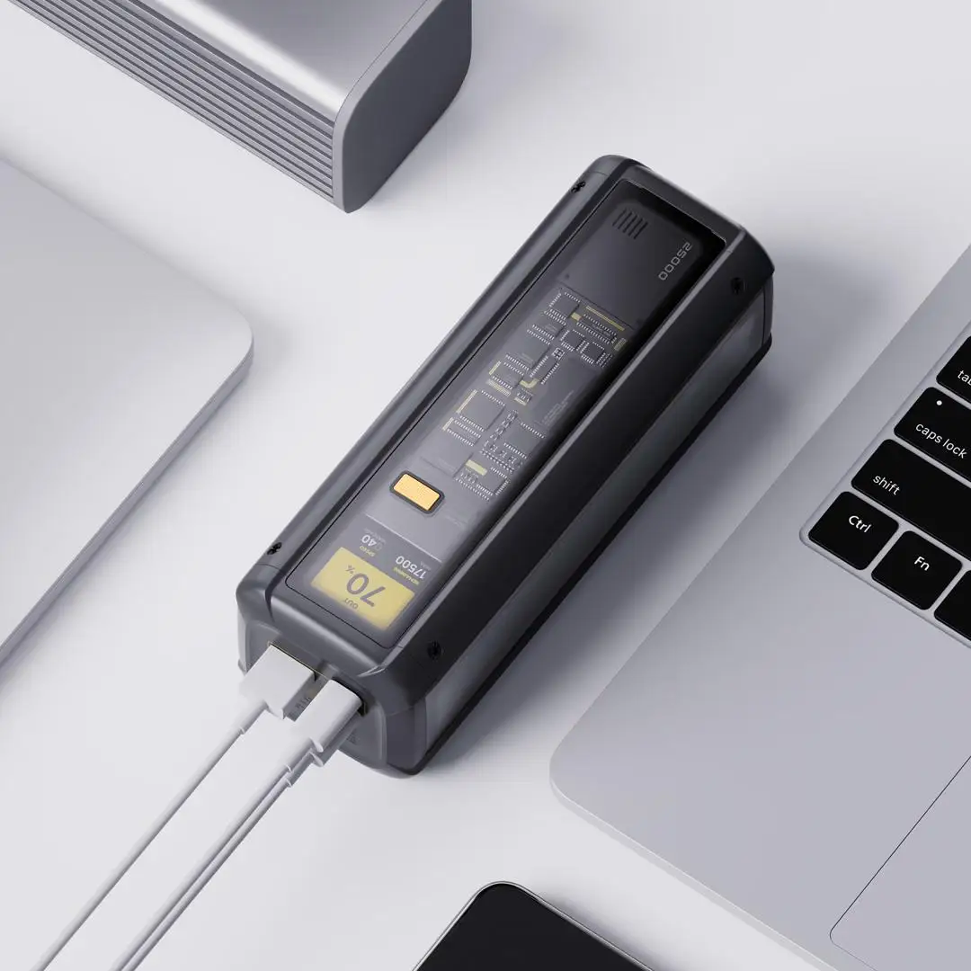 New Xiaomi Power Bank 212W MAX 25000mAh 3-Port Output USB-C Two-way Fast Charging USB-A Color Screen for iPhone 15 Xiaomi 14 Pro 5