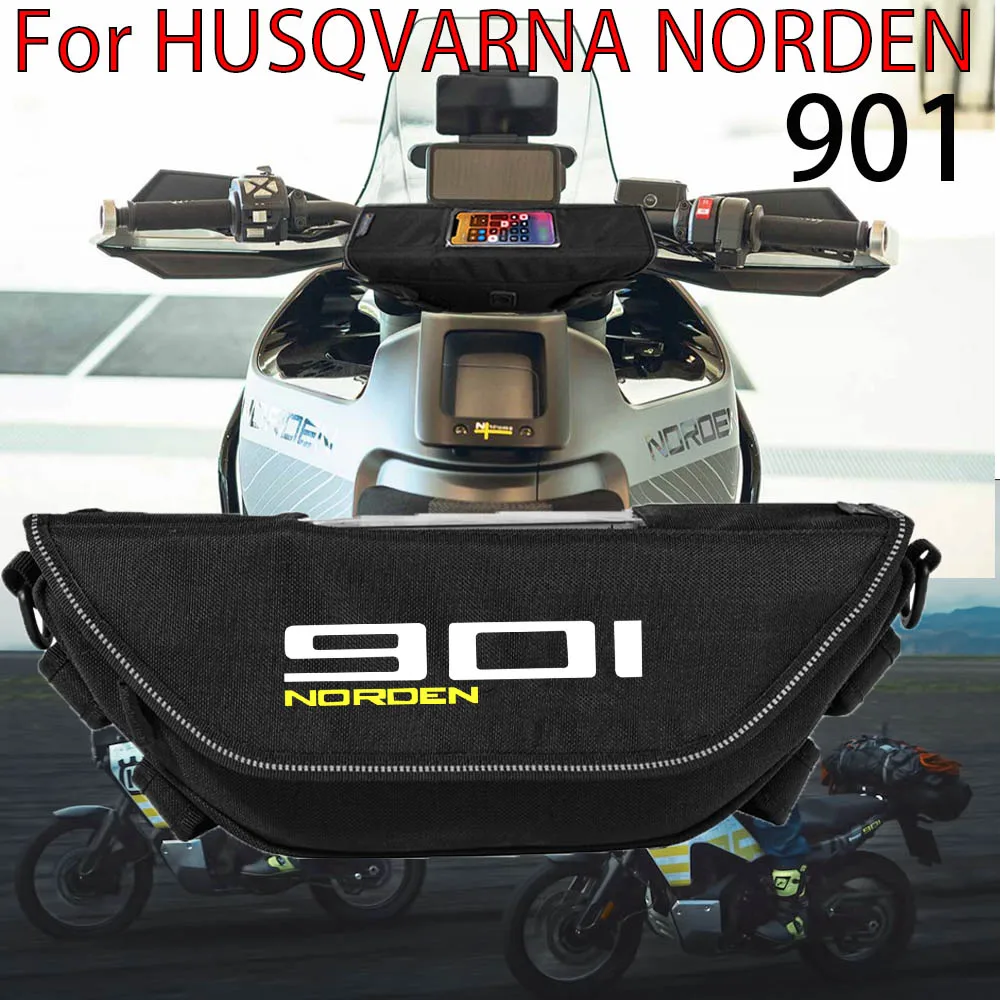 For Husqvarna Norden 901 Norden901 2022 Motorcycle accessory  Waterproof And Dustproof Handlebar Storage Bag  navigation bag