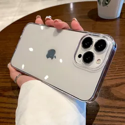 Luxury Crystal Clear Shockproof Transparent Hard Plastic Case for iPhone 11 (Transparent)