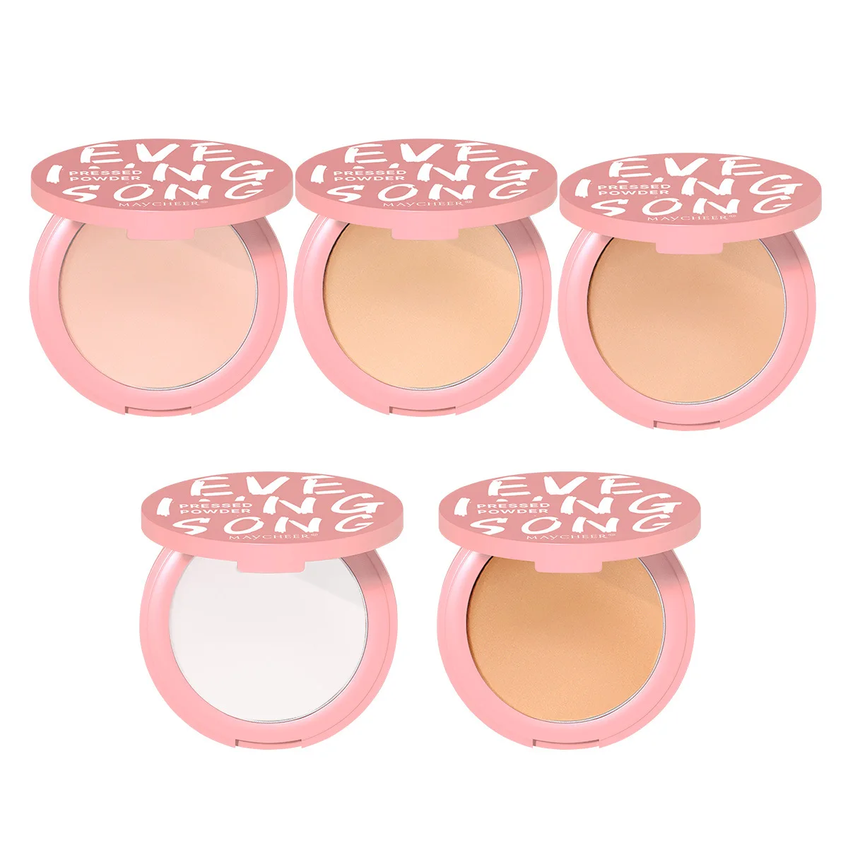 Matte Pressed Powder Long-lasting Soft Light Setting Powder Skin Brightening Oil Absorbing Waterproof Sweat Resistant Makeup_voghion.com