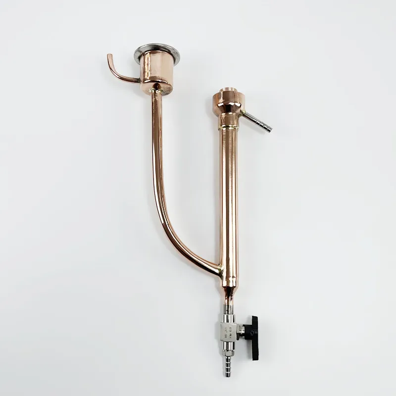 Tri-clamp Copper Papagaio Corpo Integral Od64 Adaptador com Rosca Macho para Destilação Top 51 mm