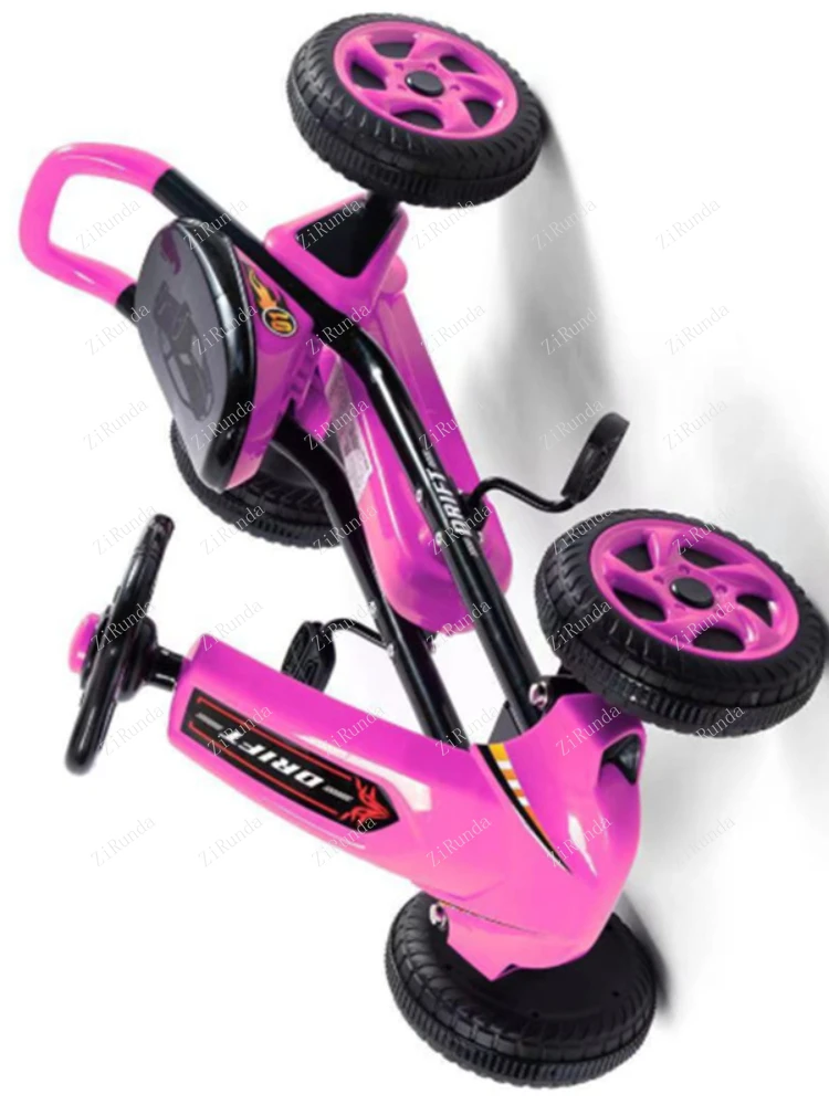 Passeio de Carros de Kart Infantil no Bebê Quatro Rodas Brinquedos de  Corrida Bicicletas Bicicleta Infantil Para Menino 2-8 Anos de Idade Criança  Pedal Carro - AliExpress