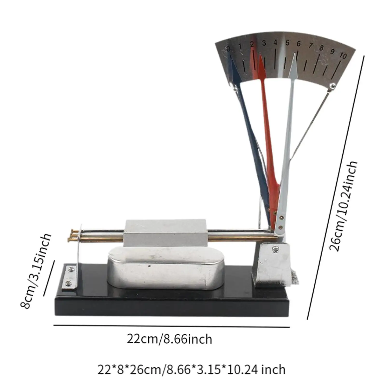 Physics Instruments Metal Linear Expansion Demonstrator Equipment Physics Teaching Tool for Classroom Beginner Learning Gift