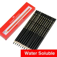 12Pcs/lot FABER-CASTELL High Quality Black 499 Colored Pencils B Hardness Oily Pencil for Student Special Painting Free Shipping 1