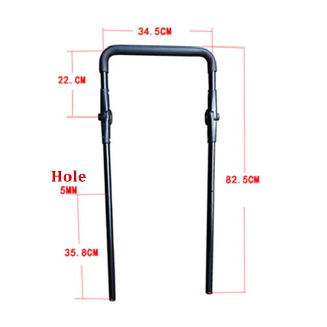 Kocsi Kosár Kiegészítők Kocsifogantyú Összecsukható Bevásárló Lakóautó Húzóautó Babakocsi - Image 2