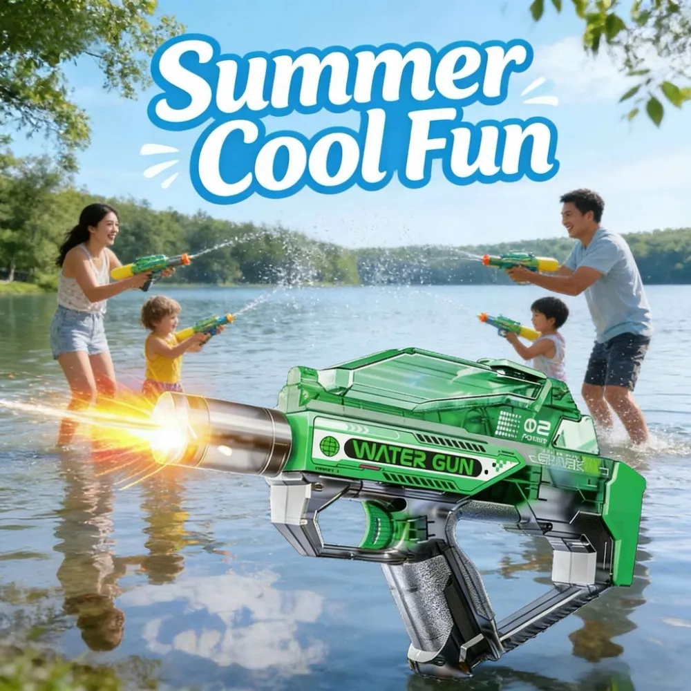 Elektrisk vattenpistol leksak för pool och sommarlekar_voghion.com