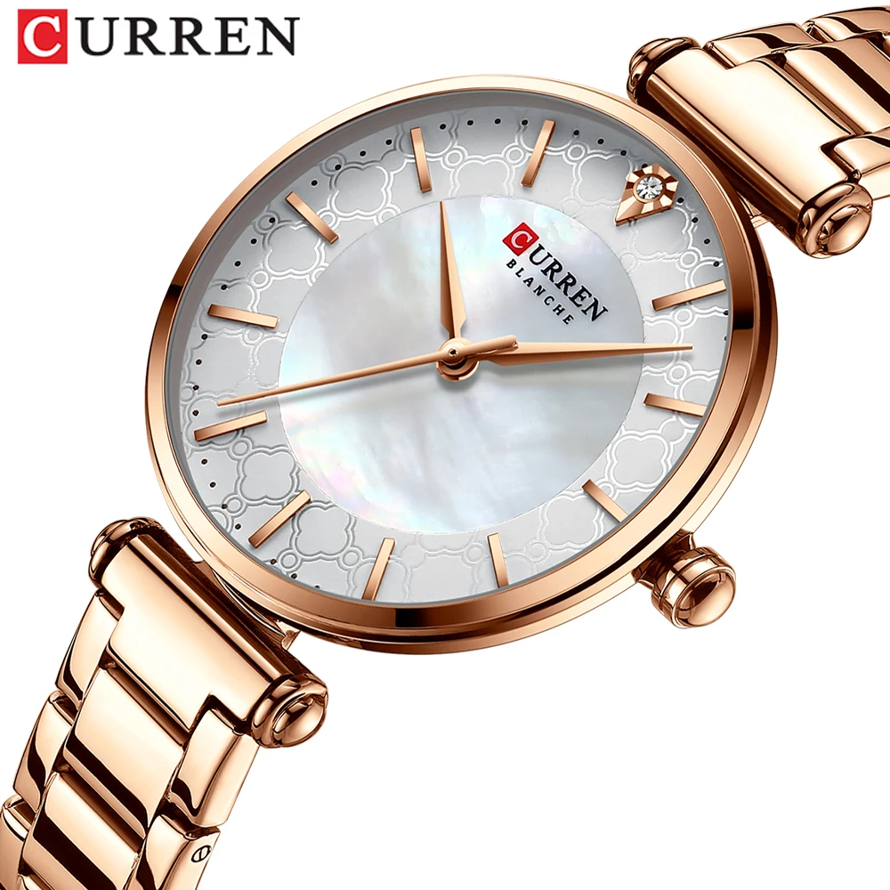 Watches Women CURREN Top Brand Fashion Thin Quartz Wristwatch with Charming Stainless Steel Bracelet часы женские наручные 1 Watches Women CURREN Top Brand Fashion Thin Quartz Wristwatch with Charming Stainless Steel Bracelet часы женские наручные 1