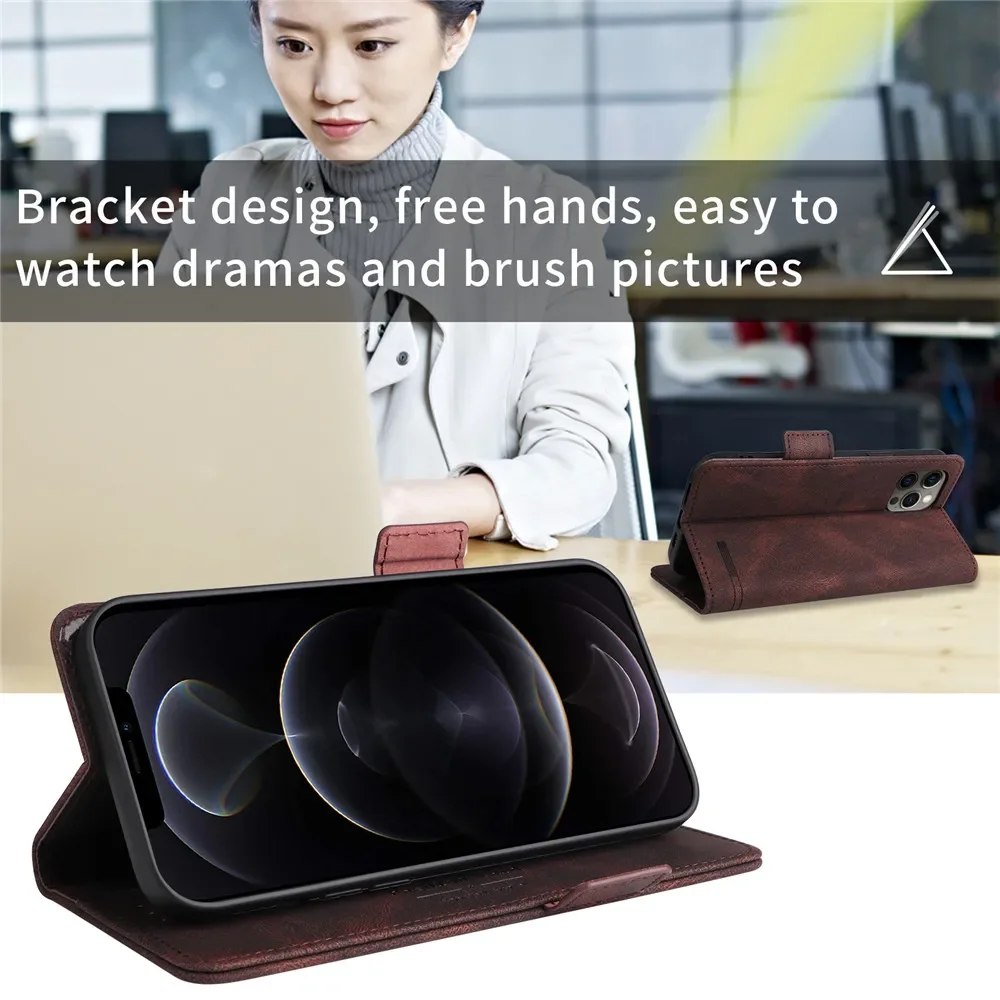 Luxury Leather Wallet Flip Case - Premium Book Cover