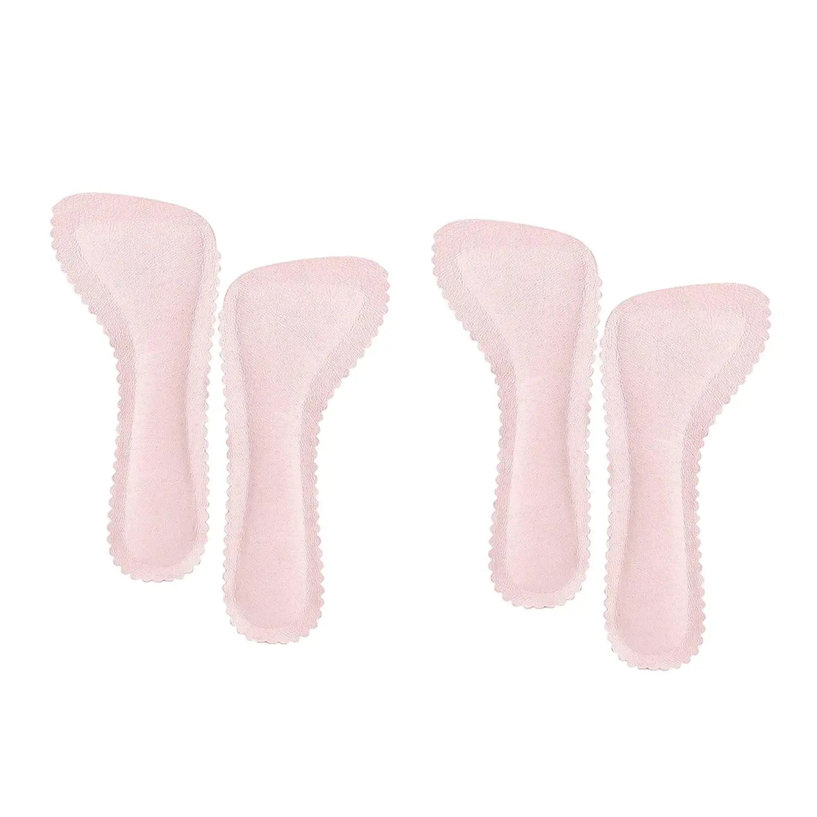 2 Pairs High Heel Insoles, Sweat Absorbent Self Adhesive Comfortable Anti Slip Soft Women Cushions Inserts Heel Sandals Inserts