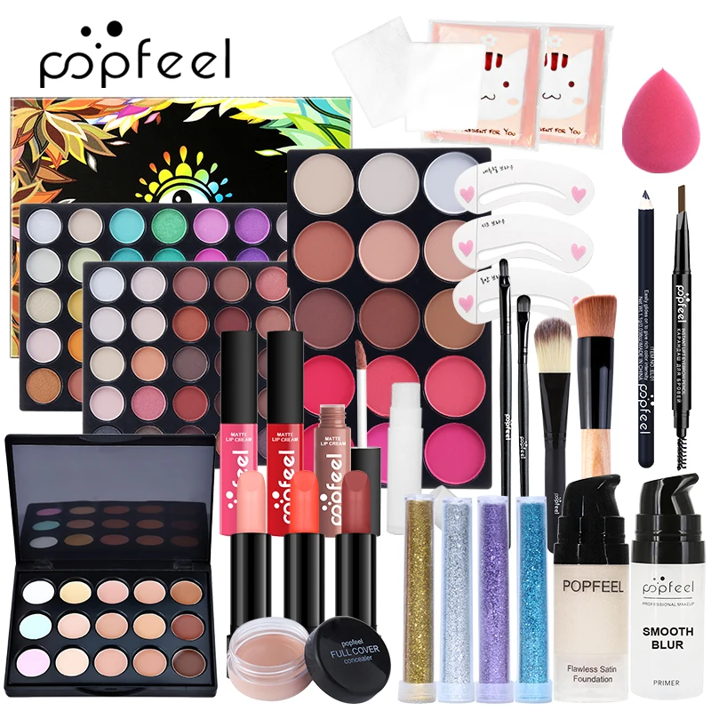 POPFEEL All-in-One Makeup Kit, 3 Set Options, Full Face Cosmetics Set, Beginner-Friendly, Gift For Women 4