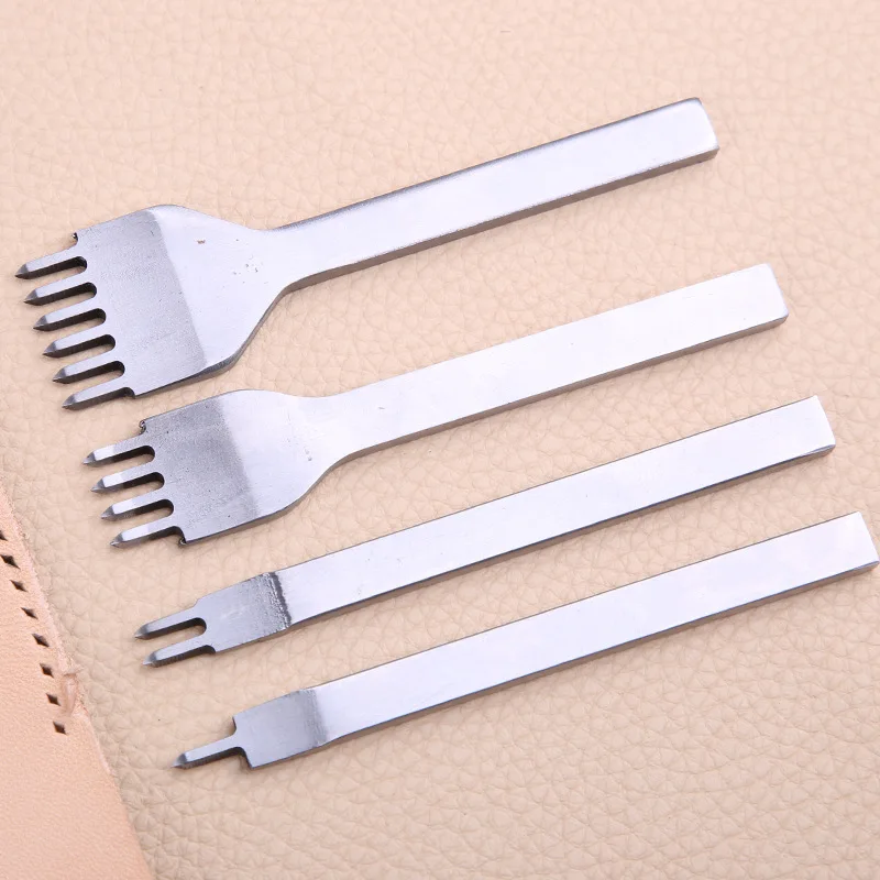 Description Picture 3 of item1pc 3/4/5mm 1/2/4/6 Holes Punch Kit Leather Handcraft DIY Leather Carving Tool Diy Leather Craft Sewing Hand Tools