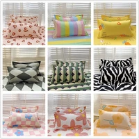 MissDeer 2pcs Pillow Cover Printed Pillowcase 48x74cm Pillowslip for Home Bed Cushion Cover Rectangle Pillow Case funda almohada 1