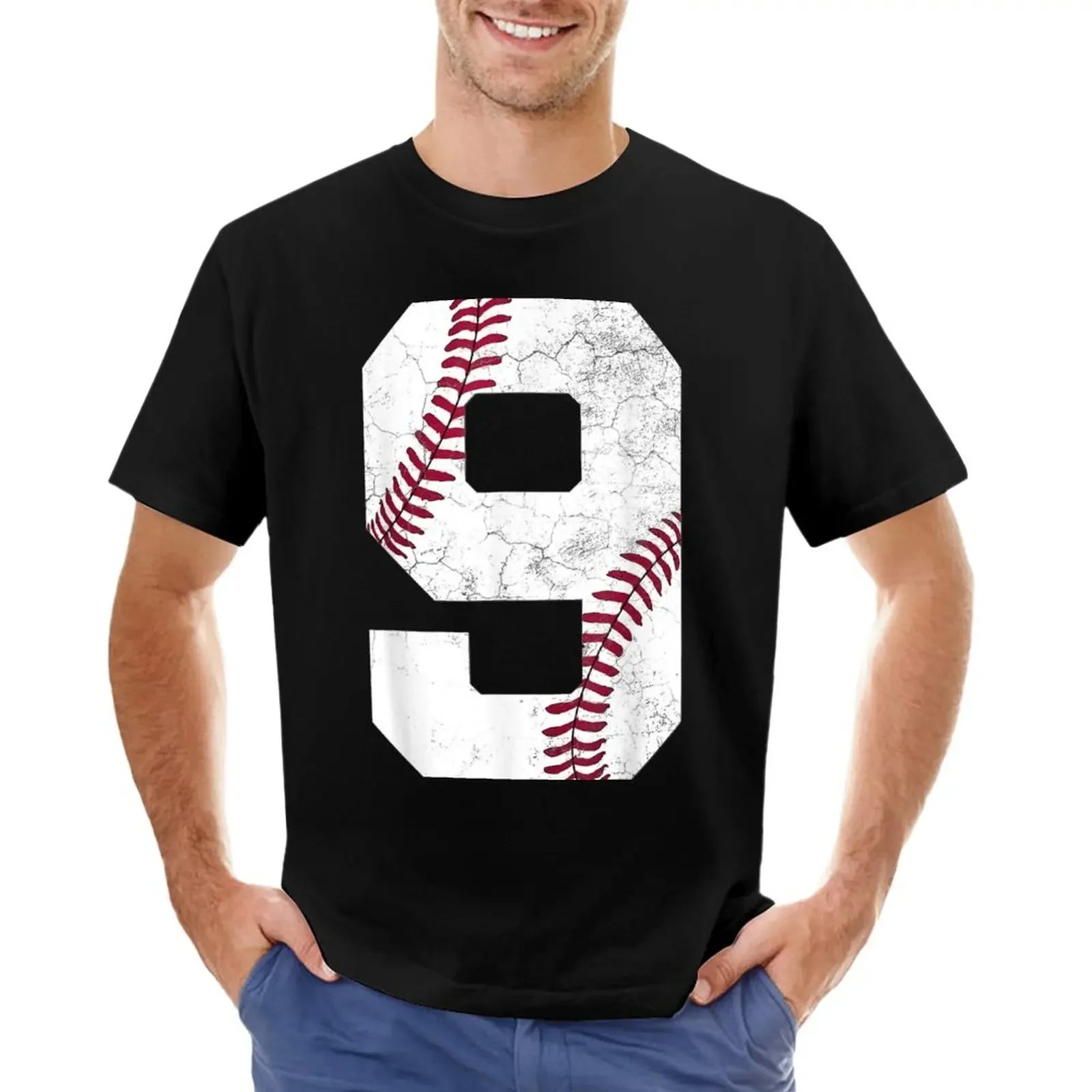 

9Th Birthday Baseball Boys Kids Nine 9 Ninth Gift T-Shirt anime blacks mens tall t shirts