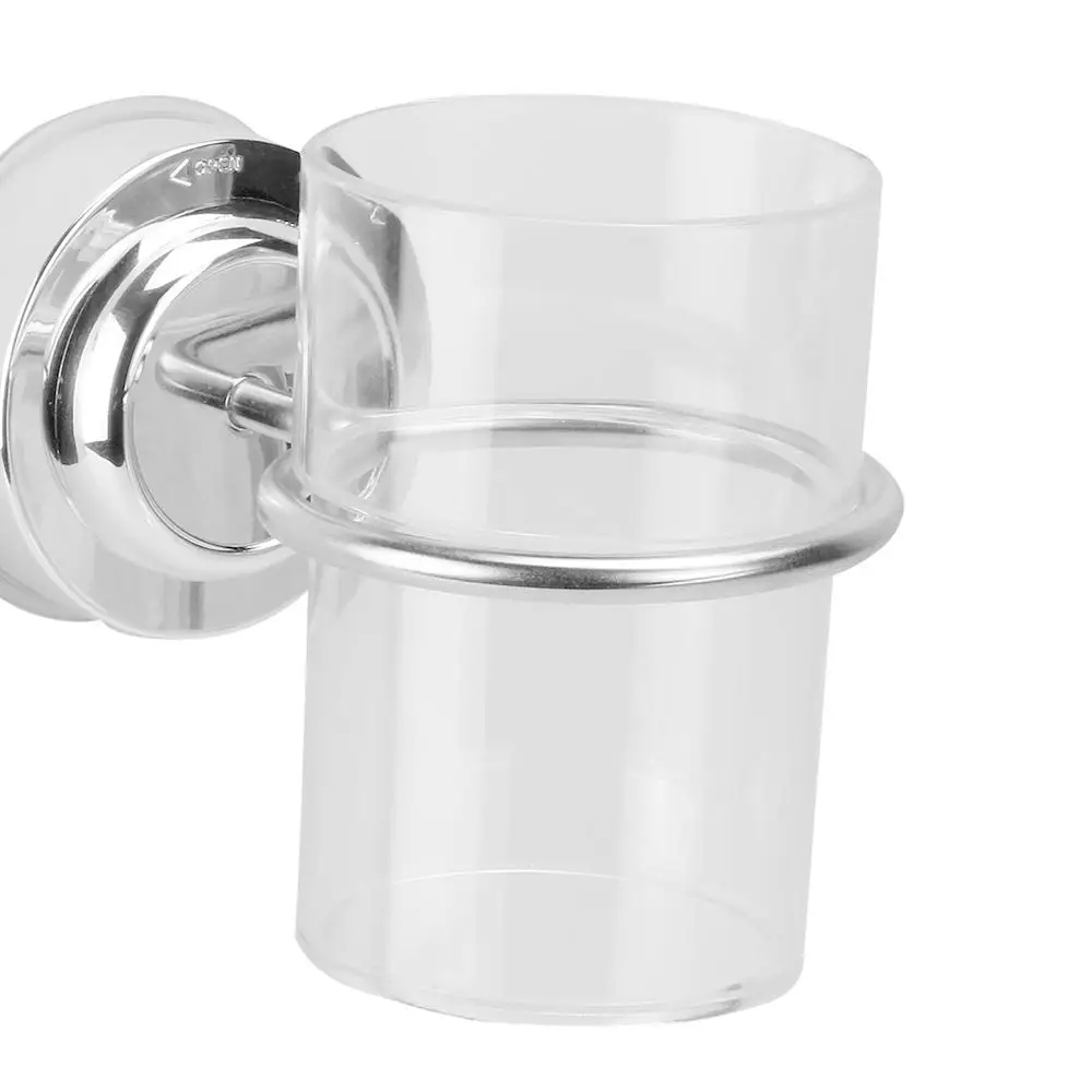 

Toothbrush Holder Suction Cup Holder Bathroom Bathroom Accessories Cup Holder Stainless Steel Suction Cup Brand New