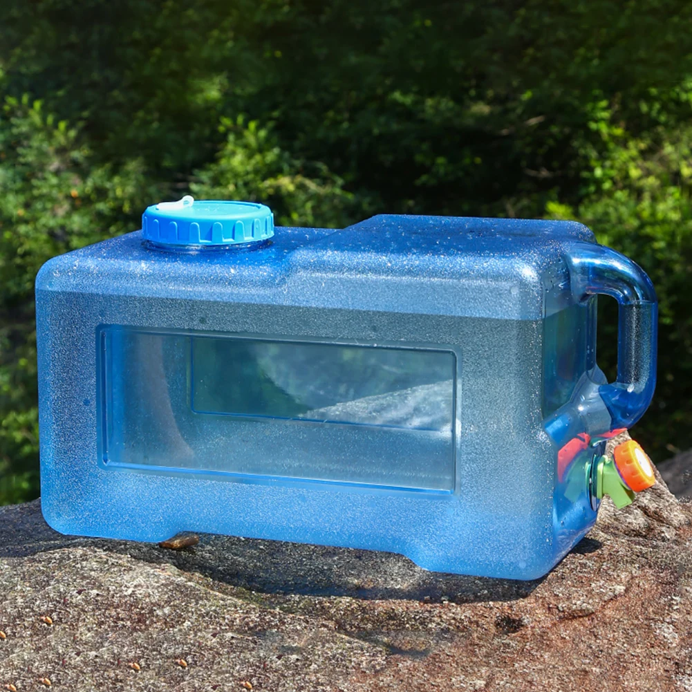 25L Pure Water Bucket Large Capacity Water Storage Container Leak-Proof Mineral Barrel for Self-Driving Tour