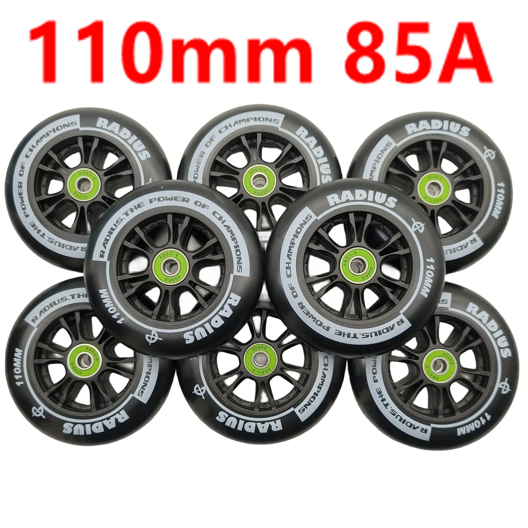 Speed wheel inline skate wheel 110mm 85A bearing abec-9 8wheels/lot