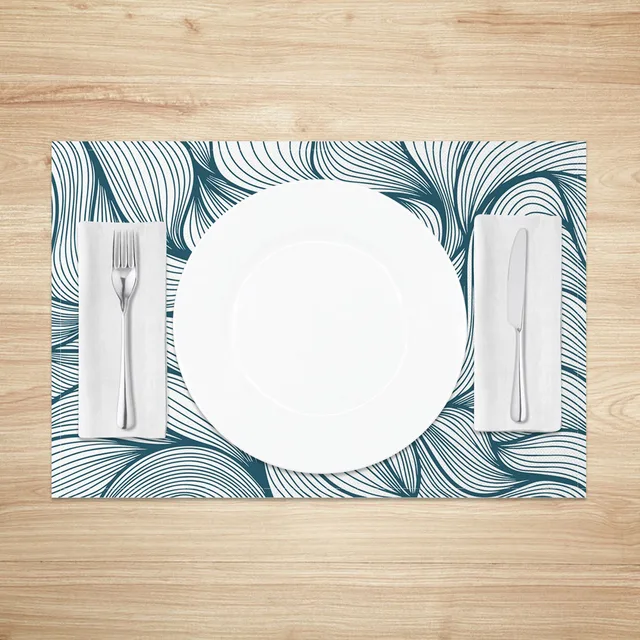 Minimalist Leaf Table Placemats 5