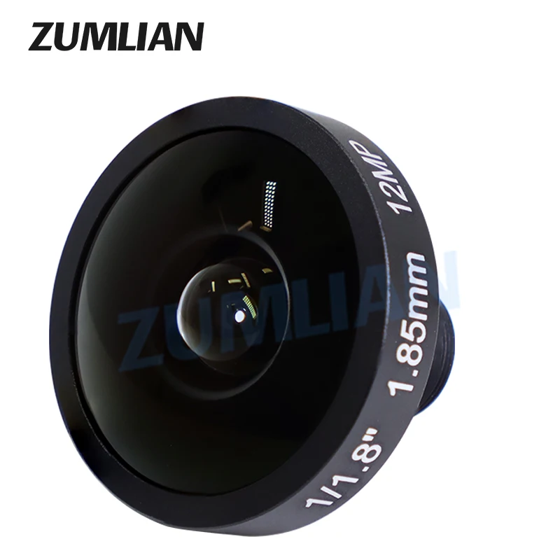 ZUMLIAN  ̸ ӽ   ,  ˻ ī޶, 1/1.8 ġ M12-Mount 12 ްȼ F2.0, 185 , 1.85mm