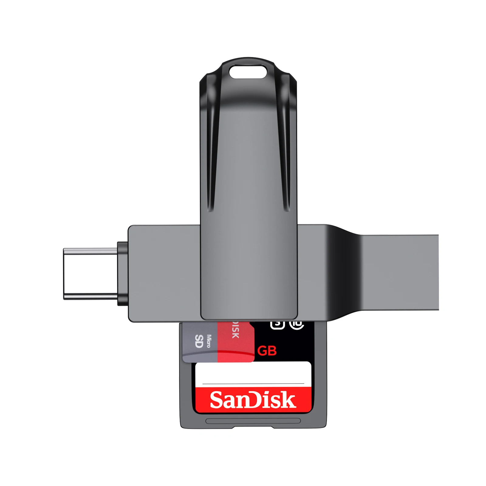 2-in-1 USB 3.0 타입-C 카드 리더 듀얼 슬롯 SD TF 마이크로 SD 메모리 카드 리더 (노트북, 휴대폰, 카메라, 블랙박스용)