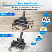 DEVOAC N300 aspirateur sans fil 6 en 1 puissant aspirateur à main Ultra-léger batterie 2200mAh pour tapis sol dur 2