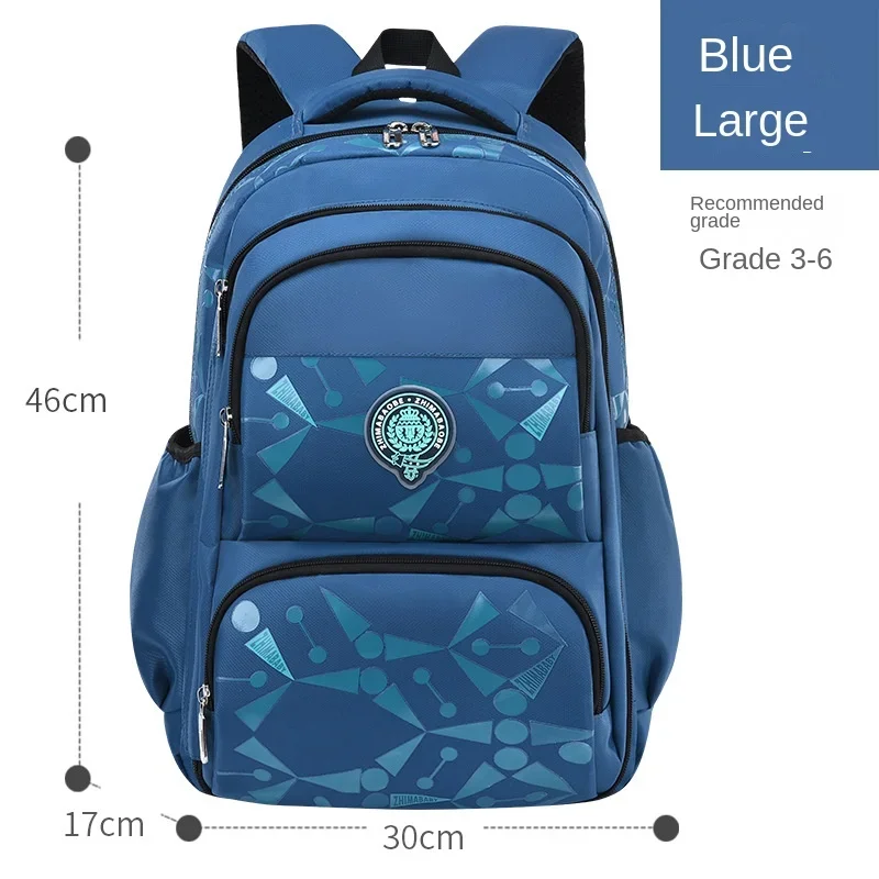 Kids backpack Primary children School Bags For Boys large orthopedic Backpack Waterproof Schoolbag big Book Bag mochila infantil 4