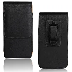 Universal Leather Belt Clip Pouch - Magnetic Vertical Phone Case Waist Bag - SAM S10E (SLZ)