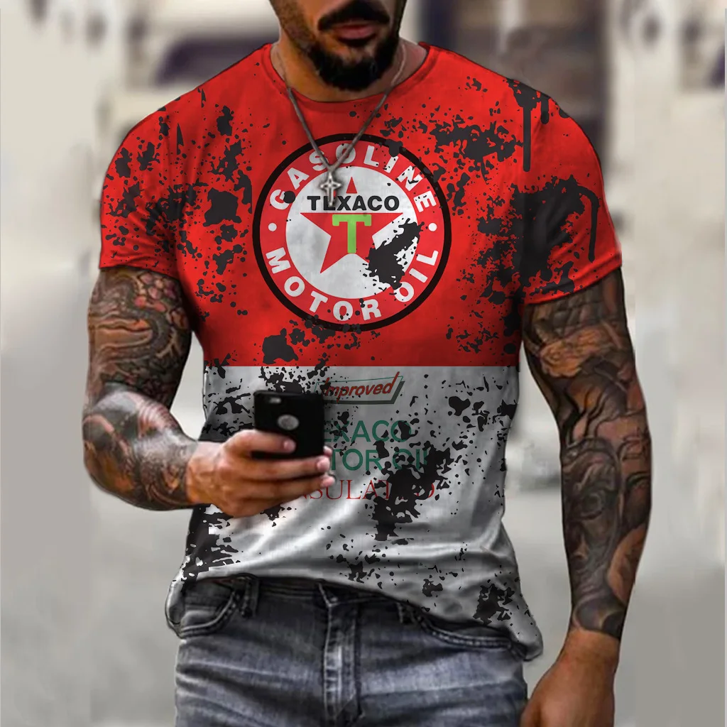 T-shirt 3d Printing Summer Men's Round Neck Comfortable Camiseta 2022 Oversized Breathable Vintage Style Casual Fashion T-shirt