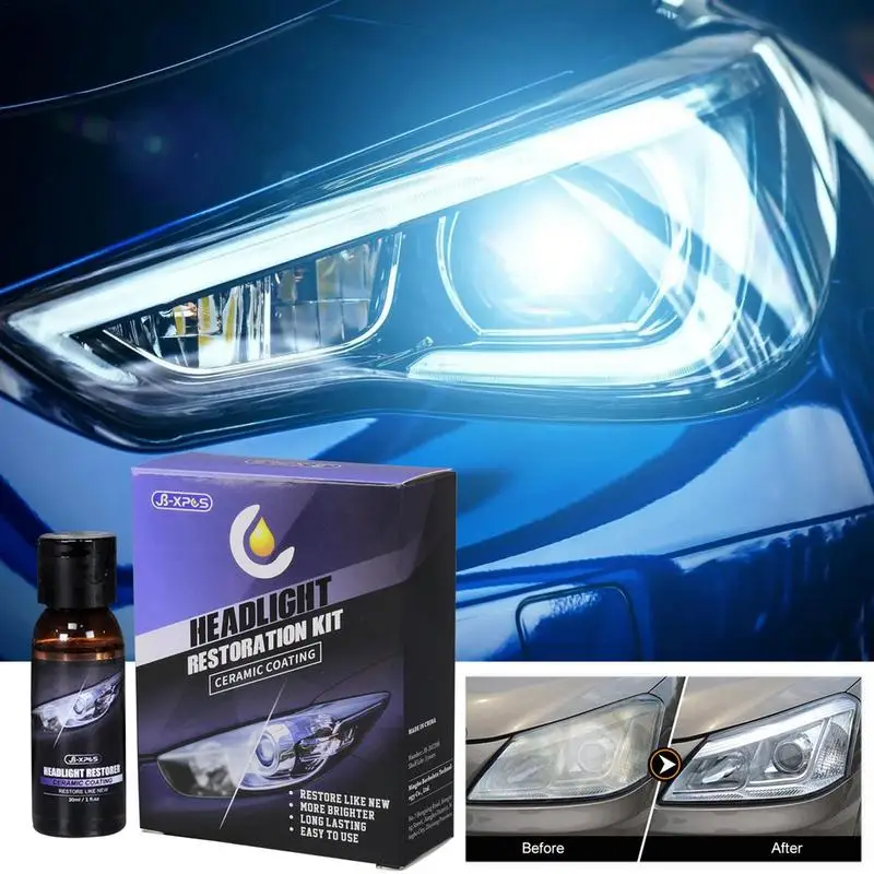 Car Light Cleaner Headlight And Taillight Headlight Restorer Kit Heavy
