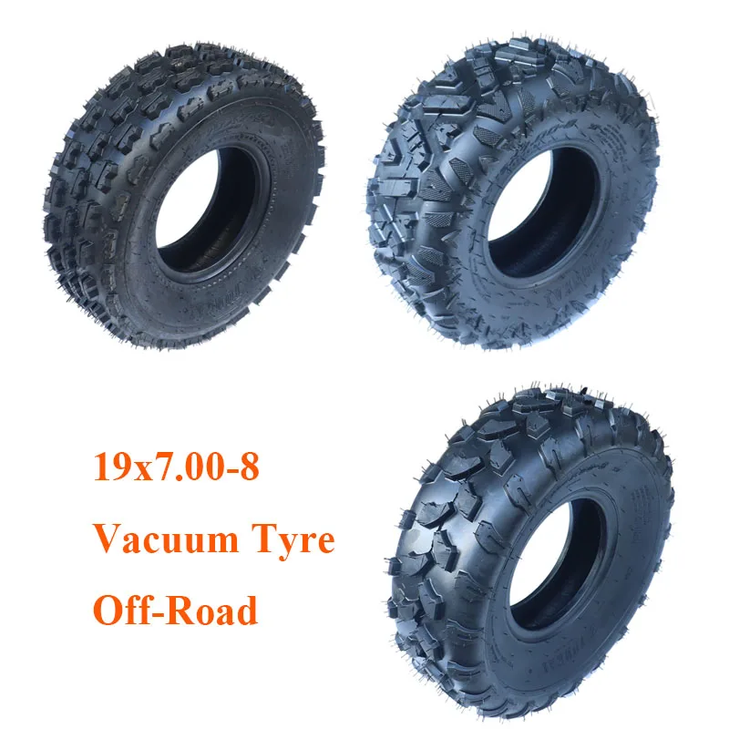 

ATV 8 Inch Vacuum Tyre 19x7.00-8 Tubeless Tires for 150cc 250cc ATV Buggy Quad Dirt Bike Front Off-Road Wheel Accessories
