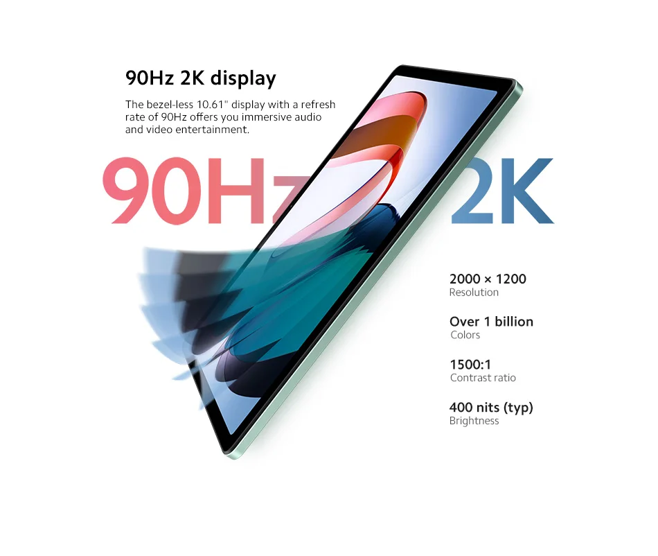 Mi Tablet- 90Hz 2k display- Smart cell direct 