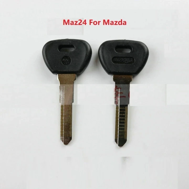 

2pcs/lot MAZ24 Engraved Line Key For Mazda 3 haima Blank Key Replacement