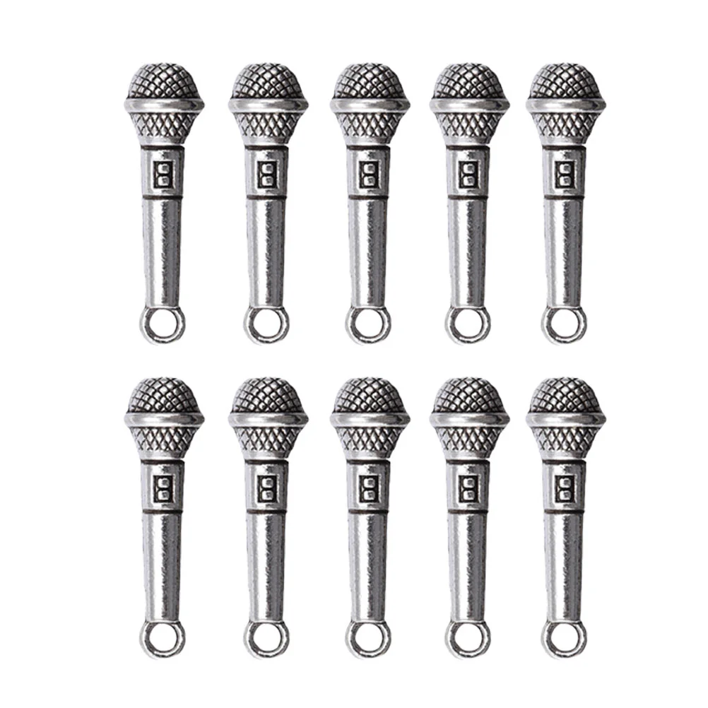 

Microphone Toy Kids Microphone Miniature Scene Furniture Miniature Fake Microphone Micro Landscape Supplies