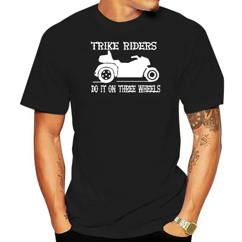 Trike Riders Do It On 3 Ruote Biker Moto Stampata T Shirt In 6 Taglie