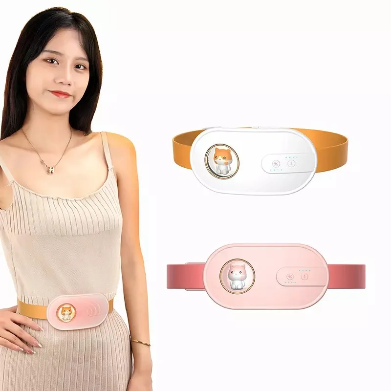 

Lady Heating Warm Palace Belt Massage For Menstrual Cramps Girls Dysmenorrhea Waist Heating Massage Warm Palace Belt