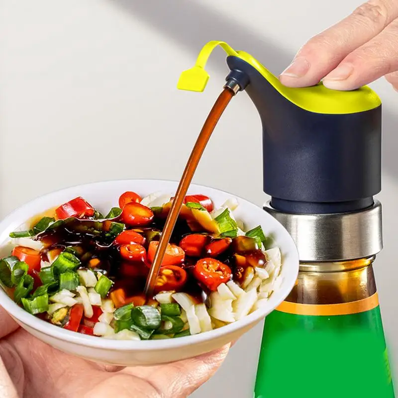 Sauce Pump Dispenser Ketchup Bottle Condiment Bottles Pump Dispenser With Pressure Nozzle Head Push-Type