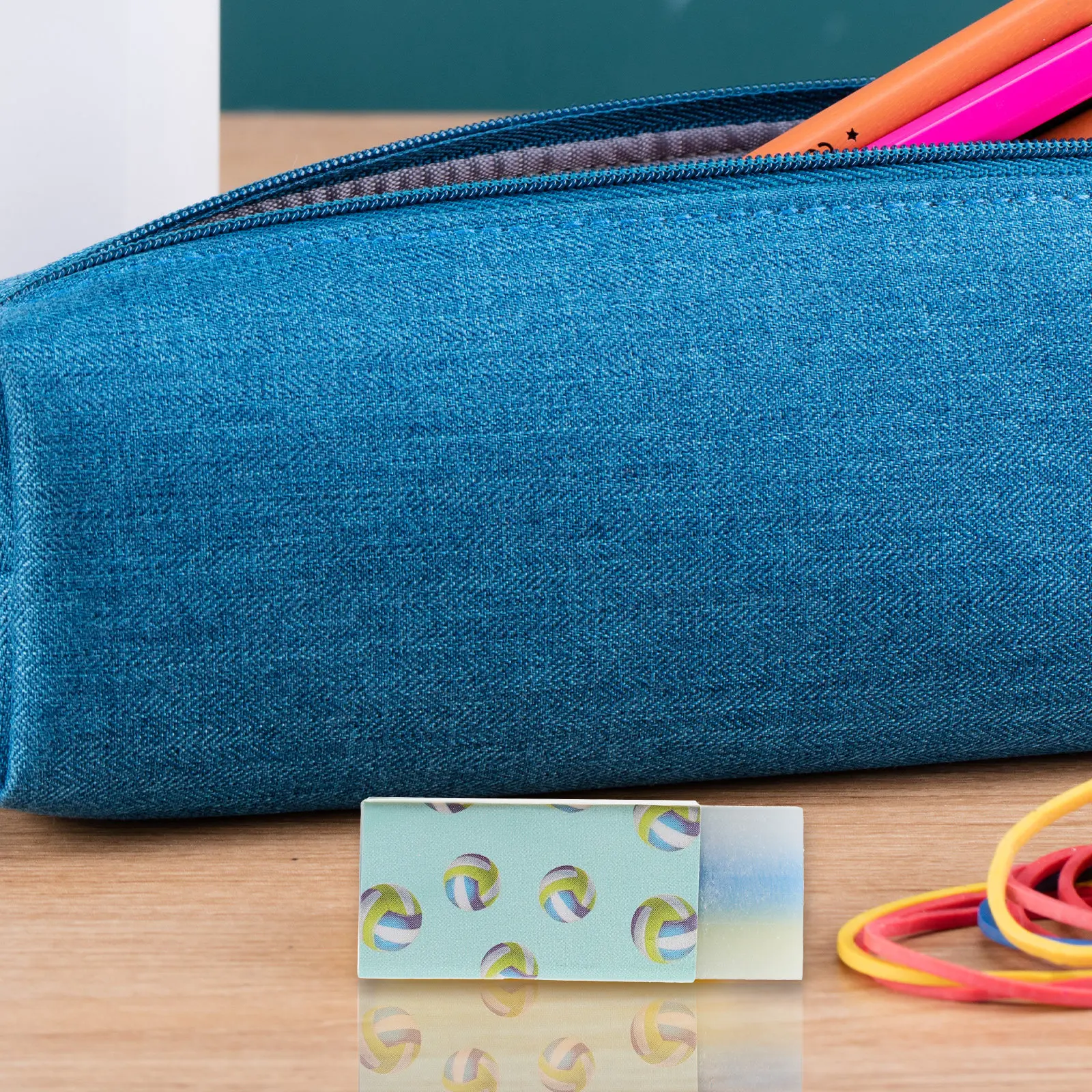 귀여운 연필 모양의 작은 지우개 12개, 대량 학용품, PVC 지우개, 사랑스러운 학생용 학습용품