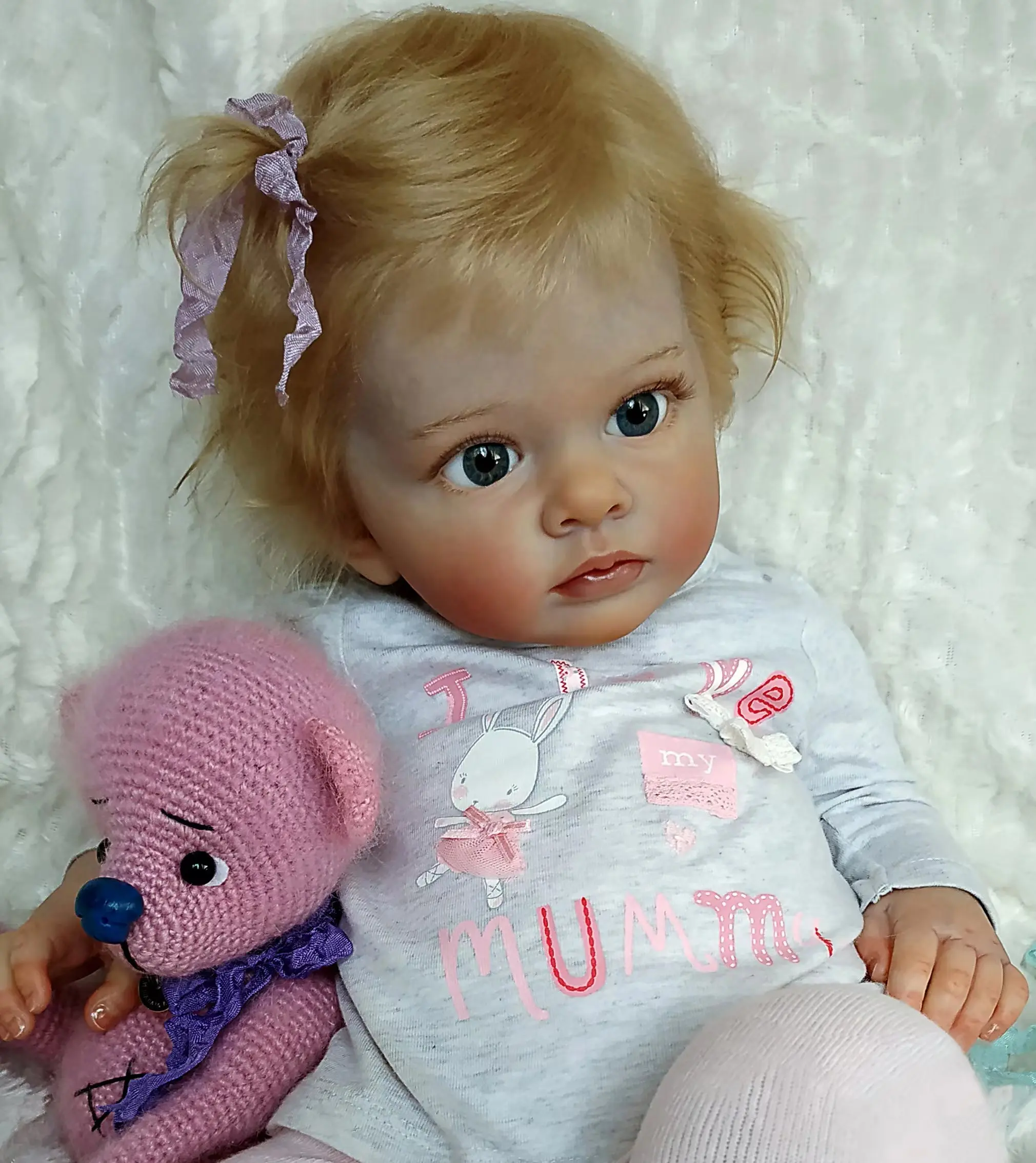 Lovely Bebe 22 Pollici Tutti Realistici Reborn Baby Bambola Fatta A Mano Dipinta Bebe Neonata Bebês Renascidos Bonecas Infantil Meninas