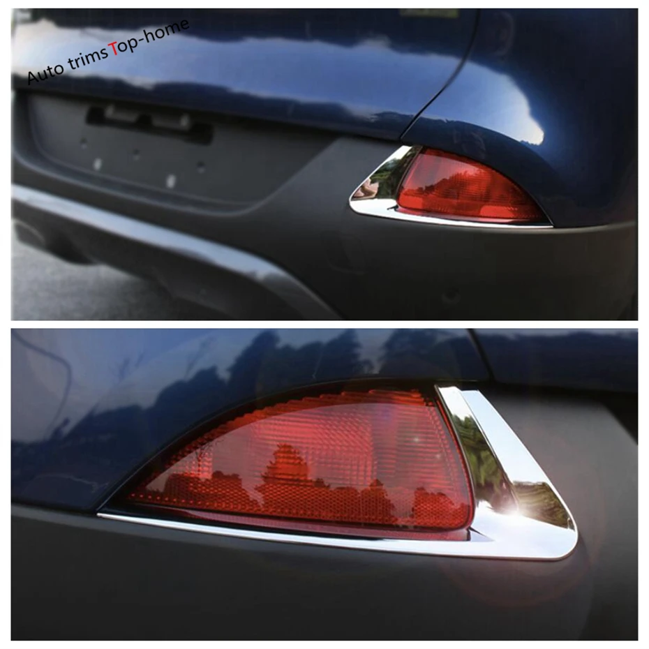 Cubiertas Cromadas Para Luz Antiniebla Trasera Renault Kadjar 2015-2017 - 2 Piezas De Plástico ABS, Fácil Instalación