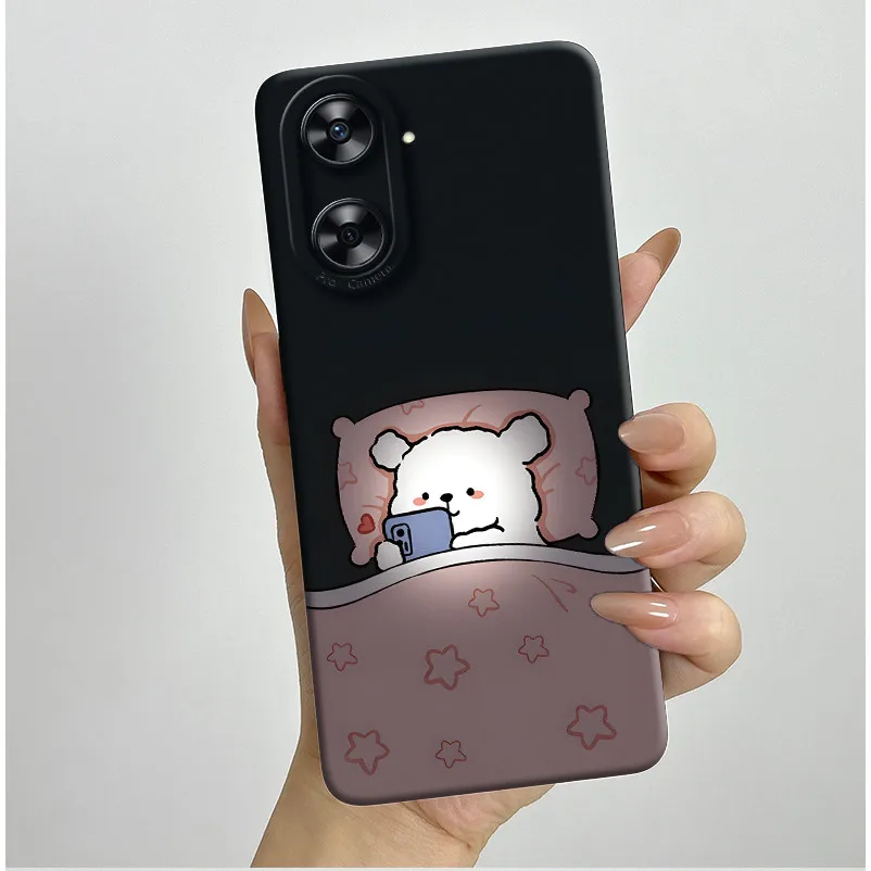 Aesthetic Flowers Silicone Soft Protective Phone Case