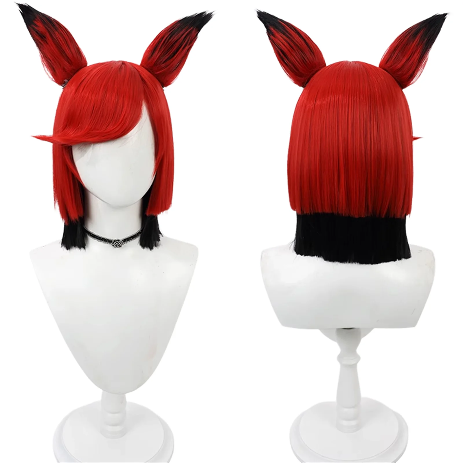 thumbnail image 1 of Disfraz de Cosplay de Alastor de Anime, uniforme, traje, abrigos, camisas, pantalones, disfraz de Carnaval de Halloween para adulto, 1 of 5