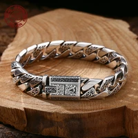 Guirlande de vigne intemporelle en argent Sterling S925, boucle rétro Punk, bijoux de réservoir, cadeau créatif, prix d'usine 1