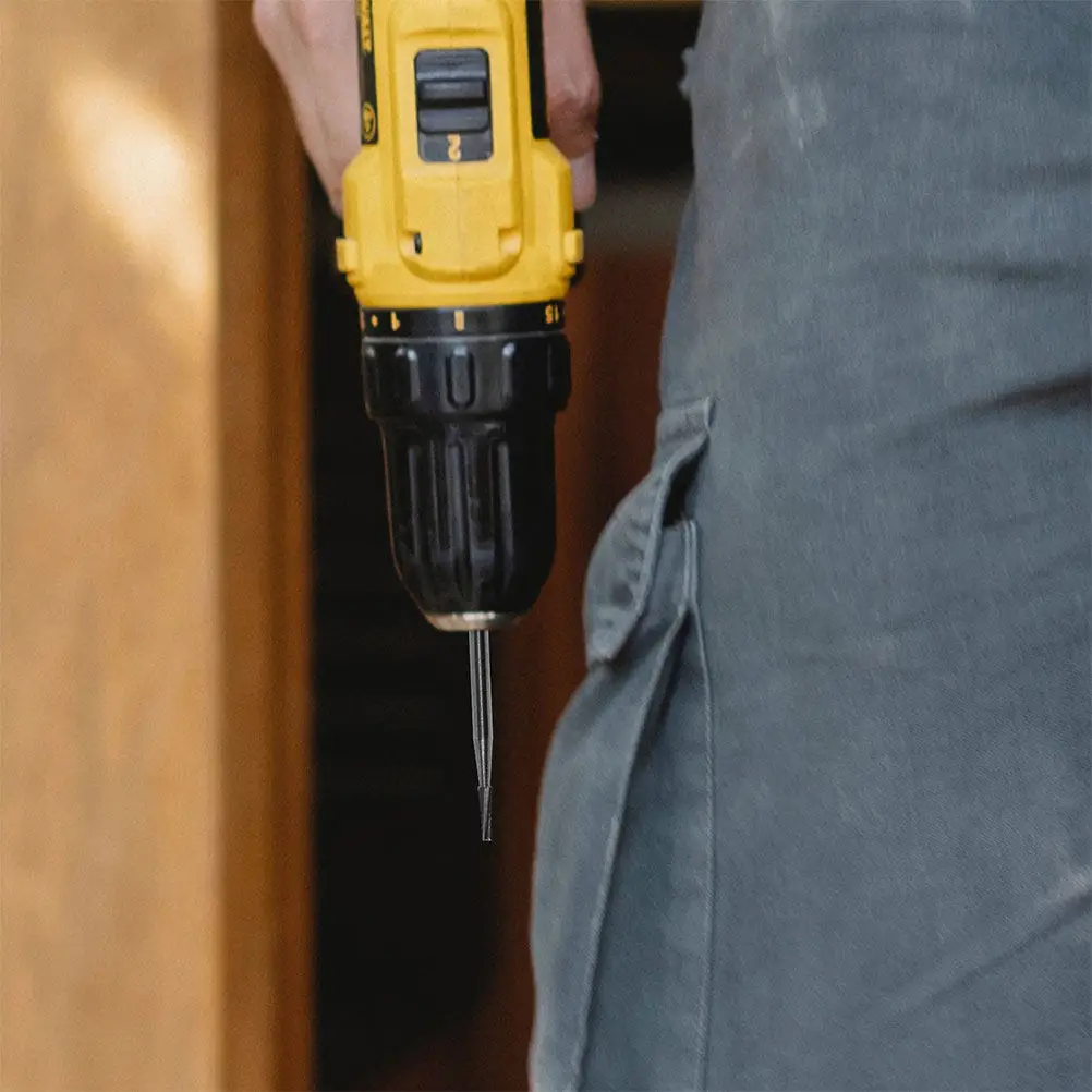 4Pcs 전문 앞 유리 수리 드릴 비트 자동차 앞 유리 균열 칩 수리 키트 용 텅스텐 합금 유리 드릴 비트