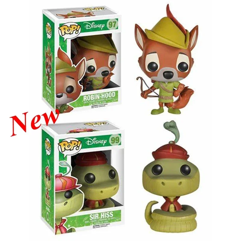 thumbnail image 2 of FUNKO POP ROBIN HOOD #97 SIR HISS #99 Figuras de acción de vinilo Colección de juguetes para niños Regalo, 2 of 5