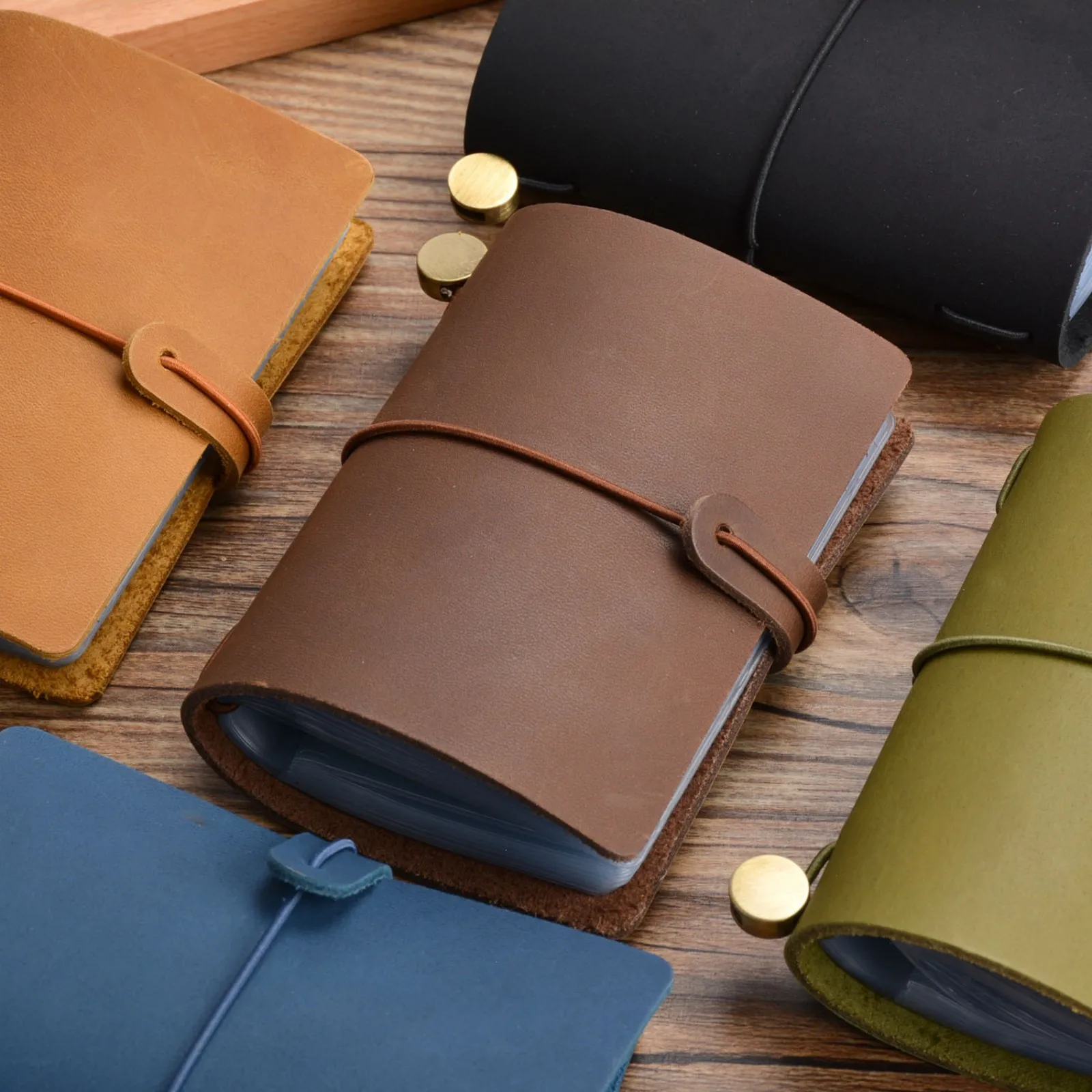 Handcrafted Genuine Leather Multi-Card Wallet and Business Card Holder