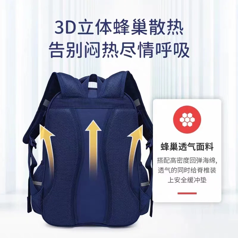 Sun Eight School Bags For Boys Girls British Style Primary Student Shoulder Orthopedic Backpack Grade 1-5 Large Capacity Mochila