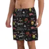 Heavy Metal Men's Beach Shorts Fitness Quick-drying Swimsuit Funny Street Fun 3D Shorts 2