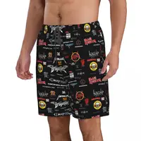 Heavy Metal Men's Beach Shorts Fitness Quick-drying Swimsuit Funny Street Fun 3D Shorts 2