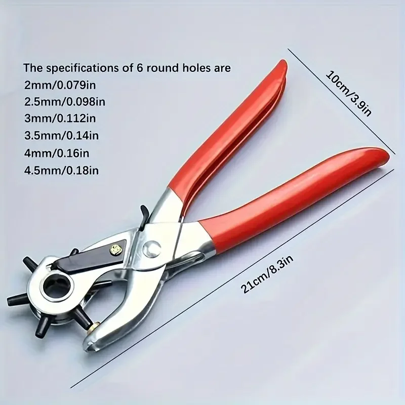 Leather Belt Hole Punch Pliers Create holes in belts