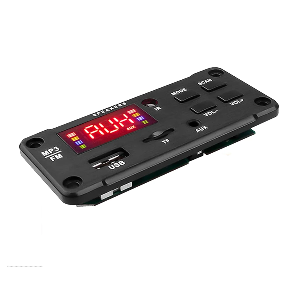Wireless Bluetooth MP3 WMA Decoder Board Audio Module Music Player Support USB TF AUX FM Audio Radio Module For Car Accessories